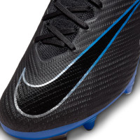 Nike Zoom Mercurial Vapor 15 Elite IJzeren-Nop Voetbalschoenen (SG) Anti-Clog Zwart Blauw