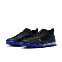Nike Zoom Mercurial Vapor 15 Pro Turf Voetbalschoenen (TF) Zwart Blauw