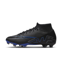 Nike Zoom Mercurial Superfly 9 Academy Grass/Artificial Grass Football Shoes (MG) Black Blue White