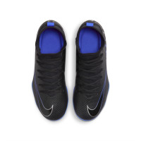 Nike Mercurial Superfly 9 Club Grass/Artificial Grass Football Shoes (MG) Kids Black Blue White