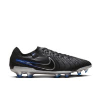 Nike Tiempo Legend 10 Pro Gras Voetbalschoenen (FG) Zwart Blauw
