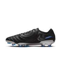 Nike Tiempo Legend 10 Pro Gras Voetbalschoenen (FG) Zwart Blauw