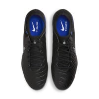 Nike Tiempo Legend 10 Pro Gras Voetbalschoenen (FG) Zwart Blauw