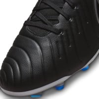 Nike Tiempo Legend 10 Pro Gras Voetbalschoenen (FG) Zwart Blauw