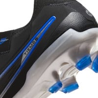 Nike Tiempo Legend 10 Pro Gras Voetbalschoenen (FG) Zwart Blauw