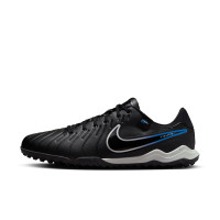 Nike Tiempo Legend 10 Academy Turf Voetbalschoenen (TF) Zwart Blauw