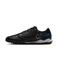 Nike Tiempo Legend 10 Academy Turf Voetbalschoenen (TF) Zwart Blauw