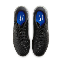 Nike Tiempo Legend 10 Academy Turf Voetbalschoenen (TF) Zwart Blauw