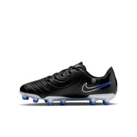 Nike Tiempo Legend 10 Club Grass/Artificial Grass Football Shoes (MG) Kids Black Blue