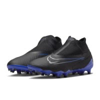 Nike Phantom GX Pro Dynamic Fit Gras Voetbalschoenen (FG) Zwart Blauw