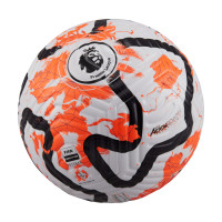 Nike Premier League Flight Voetbal Maat 5 2023-2024 Wit Oranje Zwart