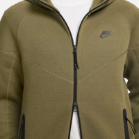 Nike Tech Fleece Vest Sportswear Olijfgroen Zwart