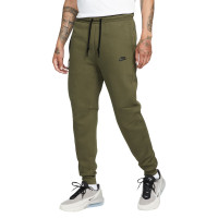 Nike Tech Fleece Joggingbroek Sportswear Olijfgroen Zwart