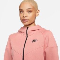 Nike Tech Fleece Vest Sportswear Dames Lichtroze Zwart