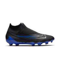 Nike Phantom GX Pro Dynamic Fit Gras Voetbalschoenen (FG) Zwart Blauw