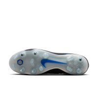 Nike Tiempo Legend 10 Elite IJzeren-Nop Voetbalschoenen (SG) Anti-Clog Zwart Blauw