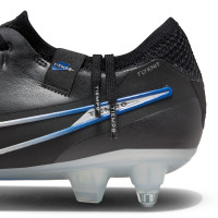 Nike Tiempo Legend 10 Elite IJzeren-Nop Voetbalschoenen (SG) Anti-Clog Zwart Blauw