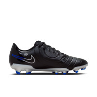 Nike Tiempo Legend 10 Club Grass/Artificial Grass Football Shoes (MG) Black Blue