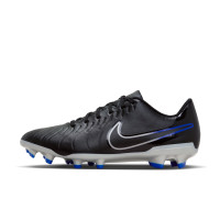 Nike Tiempo Legend 10 Club Grass/Artificial Grass Football Shoes (MG) Black Blue
