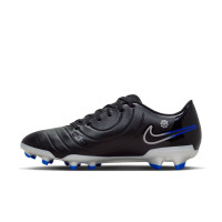 Nike Tiempo Legend 10 Club Grass/Artificial Grass Football Shoes (MG) Black Blue