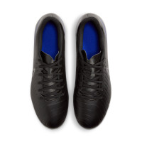 Nike Tiempo Legend 10 Club Grass/Artificial Grass Football Shoes (MG) Black Blue