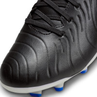 Nike Tiempo Legend 10 Club Grass/Artificial Grass Football Shoes (MG) Black Blue