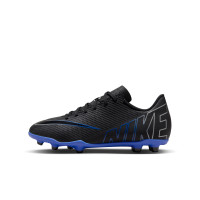 Nike Mercurial Vapor Club 15 Gras / Kunstgras Voetbalschoenen (MG) Kids Zwart Blauw Wit