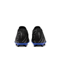 Nike Mercurial Vapor Club 15 Grass/Artificial Grass Football Shoes (MG) Kids Black Blue White