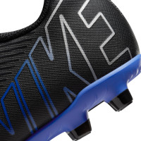 Nike Mercurial Vapor Club 15 Grass/Artificial Grass Football Shoes (MG) Kids Black Blue White