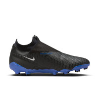 Nike Phantom GX Academy Dynamic Fit Gras / Kunstgras Voetbalschoenen (MG) Zwart Blauw