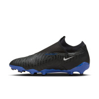 Nike Phantom GX Academy Dynamic Fit Grass/Artificial Grass Football Shoes (MG) Black Blue