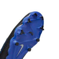 Nike Phantom GX Academy Gras / Kunstgras Voetbalschoenen (MG) Zwart Blauw