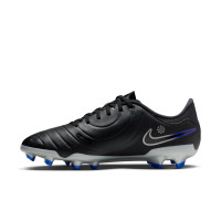 Nike Tiempo Legend 10 Academy Grass/Artificial Grass Football Shoes (MG) Black Blue