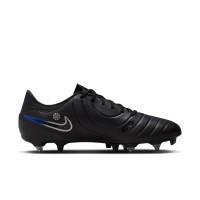 Nike Tiempo Legend 10 Academy IJzeren-Nop Voetbalschoenen (SG) Anti-Clog Zwart Blauw