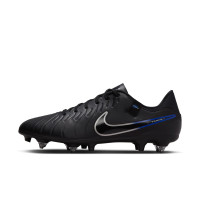 Nike Tiempo Legend 10 Academy IJzeren-Nop Voetbalschoenen (SG) Anti-Clog Zwart Blauw