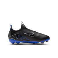 Nike Zoom Mercurial Vapor 15 Academy Grass/Artificial Grass Football Shoes (MG) Kids Black Blue