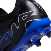 Nike Zoom Mercurial Vapor 15 Academy Grass/Artificial Grass Football Shoes (MG) Kids Black Blue