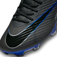 Nike Zoom Mercurial Vapor 15 Academy Grass/Artificial Grass Football Shoes (MG) Black Blue