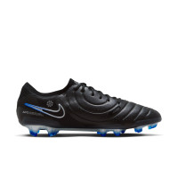 Nike Tiempo Legend 10 Elite Gras Voetbalschoenen (FG) Zwart Blauw