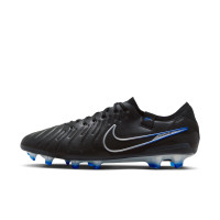 Nike Tiempo Legend 10 Elite Gras Voetbalschoenen (FG) Zwart Blauw