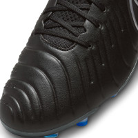 Nike Tiempo Legend 10 Elite Grass Football Shoes (FG) Black Blue