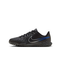 Nike Tiempo Legend 10 Club Turf Voetbalschoenen (TF) Kids Zwart Blauw