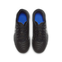 Nike Tiempo Legend 10 Club Turf Voetbalschoenen (TF) Kids Zwart Blauw