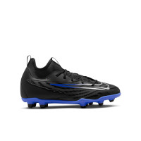 Nike Phantom GX Club DF Gras / Kunstgras Voetbalschoenen (MG) Kids Zwart Blauw