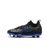 Nike Phantom GX Club DF Gras / Kunstgras Voetbalschoenen (MG) Kids Zwart Blauw