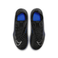 Nike Phantom GX Club DF Gras / Kunstgras Voetbalschoenen (MG) Kids Zwart Blauw