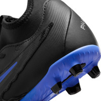 Nike Phantom GX Club DF Gras / Kunstgras Voetbalschoenen (MG) Kids Zwart Blauw