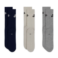 Nike NSW Sports Socks 3-Pack Multicolor Black Grey Beige