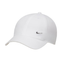 Nike Club Cap Metallic Swoosh White Silver