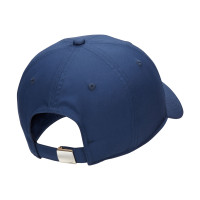 Nike Club Cap Metallic Swoosh Dark Blue Silver